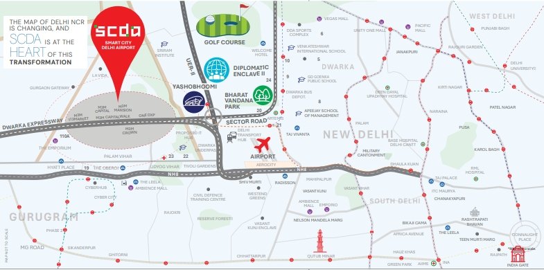 M3m mansion 113 location map