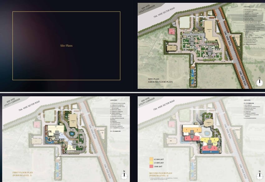Signature Global Twin Tower site plan layout