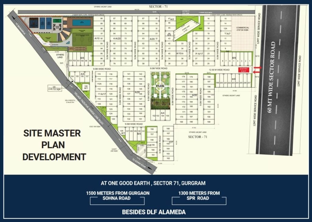 trehan luxury floors site plan sector 71